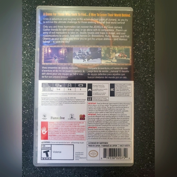 Nintendo Switch Jumanji the video game - Picture 3 of 3